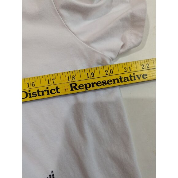 Alfred Dunner Knit Top Women's Size PL black white  short sleeve floral checks - Picture 8 of 8